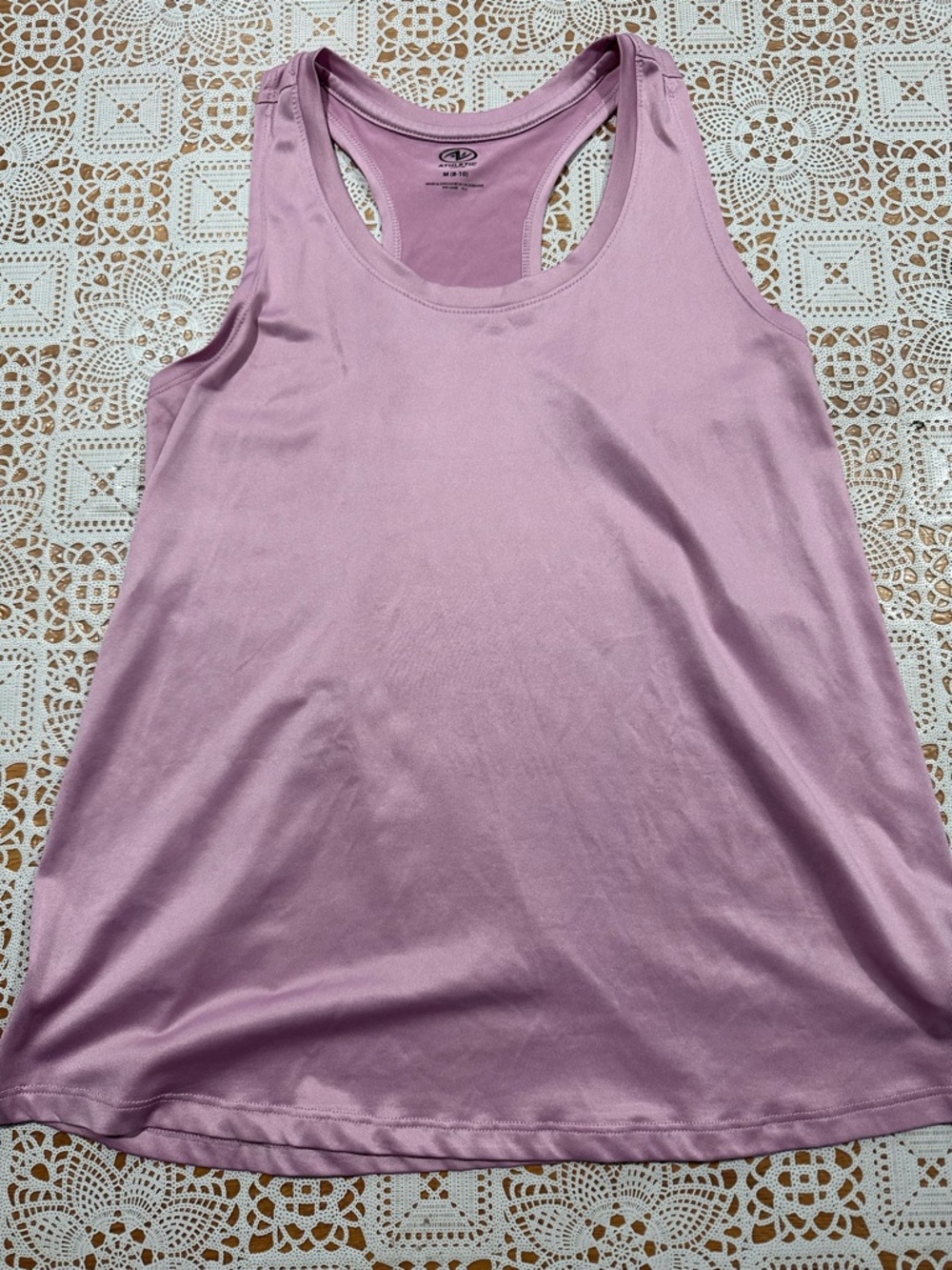 Athletic Works Light Mauve Racerback Tank Top
